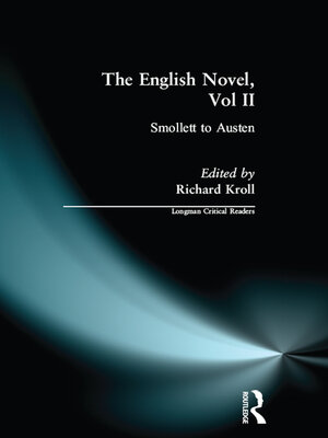 cover image of The English Novel, Vol II